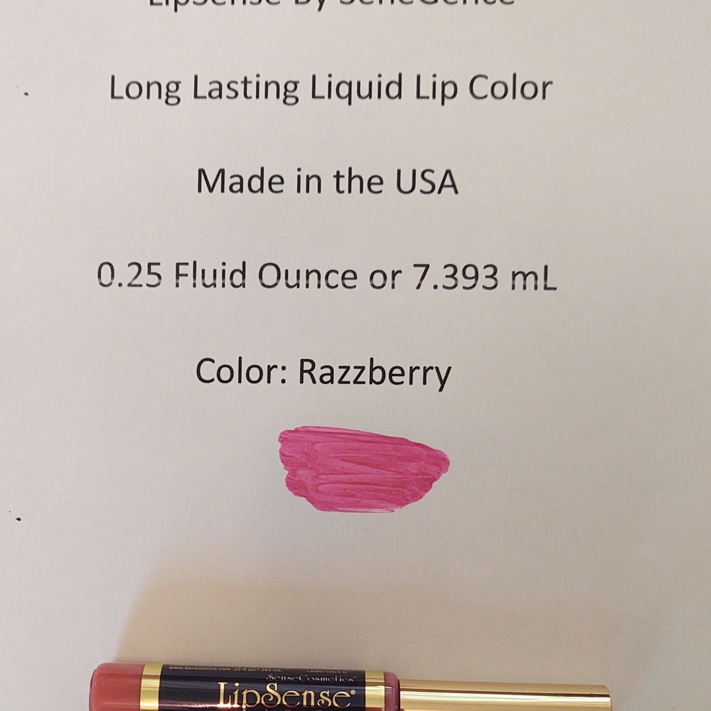 Razzberry Matte Liquid Lipstick Vibrant Long-Lasting lipsense By Senegence, New